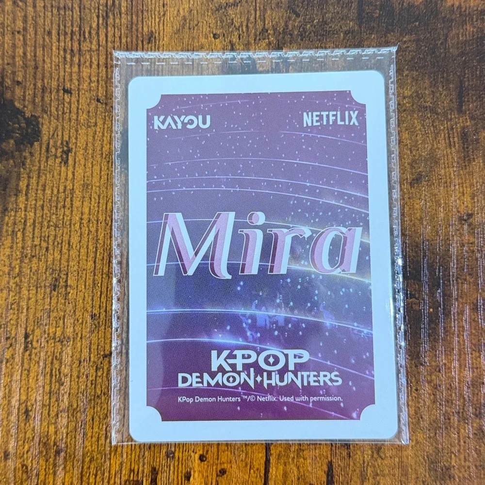 Kayou Netflix K-Pop Demon Hunters Mira Trading Card KPDH01-PR1-02 World Tour